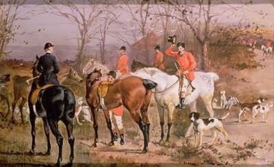 Jagdszene von Pardon Hall, Essex von Elisabeth Arkwright