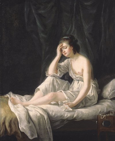 Unentschlossene Tugend von Elisabeth Louise Vigee Lebrun