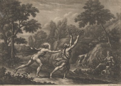 Apollo und Daphne von Elisha Kirkall