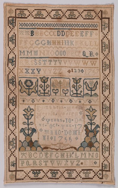 Muster von Elizabeth Ann Herpin Andrew