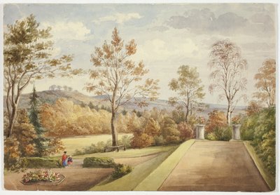 Terrasse am Wentworth Castle von Elizabeth Murray