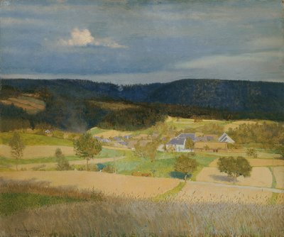 Dorf in der Sonne von Emanuel Baschny
