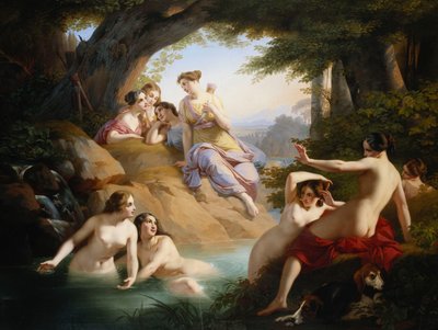 Diana und Nymphen beim Baden von Emil Jacobs