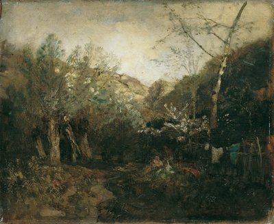 Partie bei Haslau an der Donau von Emil Jakob Schindler