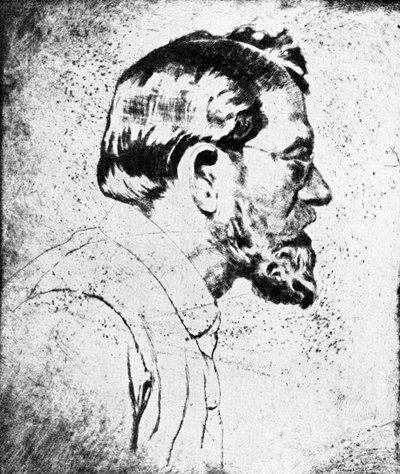 Emil Orlik - Selbstporträt von Emil Orlik