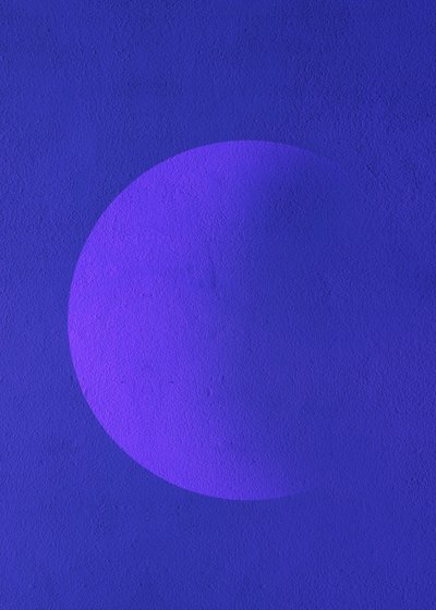 Abnehmender Mond 01 von Emil Sandberg