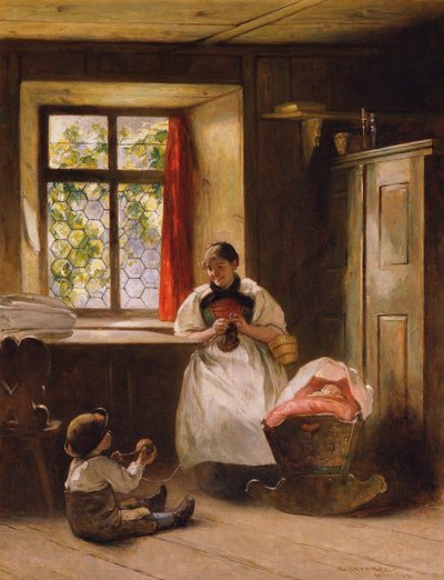 Der Mitarbeiter (Bauernstube) von Emil Strecker