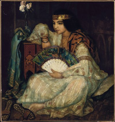 Eine sitzende orientalische Schönheit von Emile Bernard