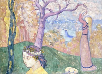 Madeleine im Wald der Liebe, 1892 von Emile Bernard