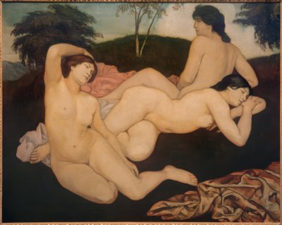 Nach dem Bad (Die Nymphen) von Emile Bernard
