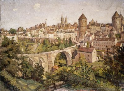 Landschaft von Yonne, 1907 von Emile Bernard