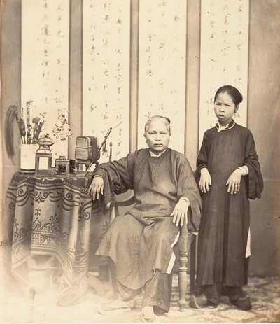 Annamitische Frauen, Cochinchina von Emile Gsell