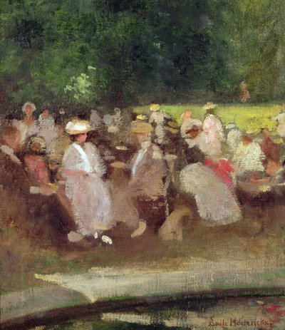 Sommer im Park, ca. 1881 von Emile Hoeterickx