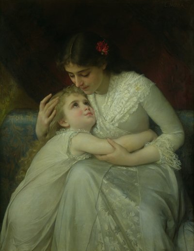 Mutter und Kind von Emile Munier