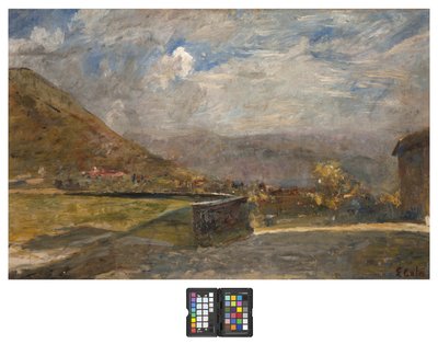 Hügel in Brianza, 1915-20 von Emilio Gola
