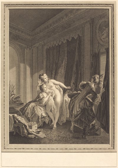 Der Abend von Emmanuel Jean Nepomucène de Ghendt after Pierre Antoine Baudouin