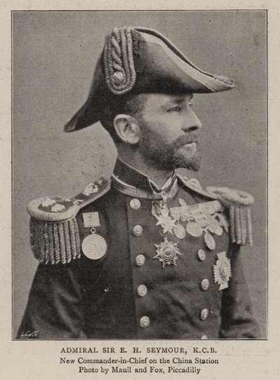 Admiral Sir E. H. Seymour, KCB von English Photographer