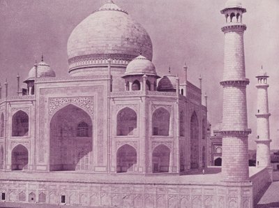 Eine andere Ansicht des Taj Mahal von English Photographer