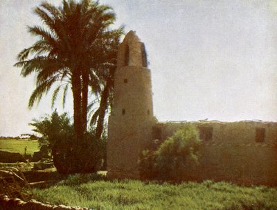 Moschee in Medamut (Vorort von Theben) von English Photographer