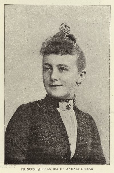 Prinzessin Alexandra von Anhalt-Dessau von English Photographer