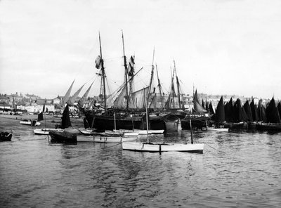 Hafen von St Ives, um 1880-99 von English Photographer