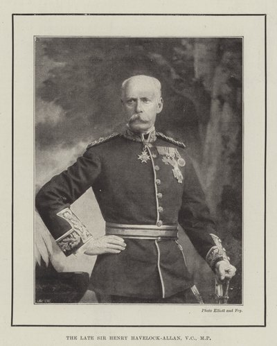 Der verstorbene Sir Henry Havelock-Allan, VC, MP von English Photographer