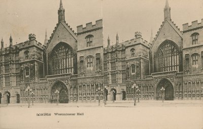 Westminster Hall, London von English Photographer