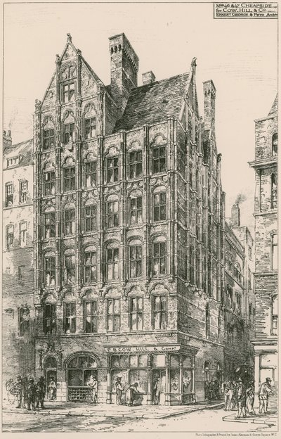 46-47 Cheapside; Ernest George & Peto, Architekten von English School