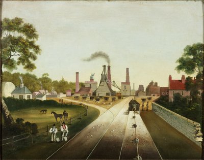 „A“ Grube, Backworth, ca. 1823-67 von English School