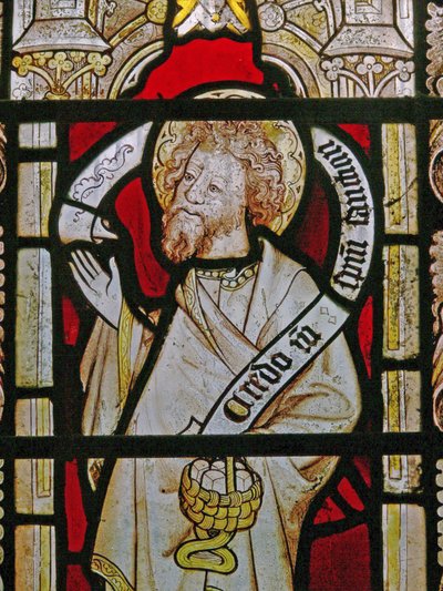 Ein Südfenster mit der Darstellung des Hl. Philippus von English School
