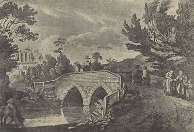 Bettlerbrücke, 1796 (Gravur) von English School