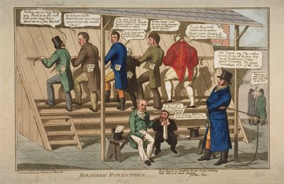 Brixton Purgatory, 1822 von English School