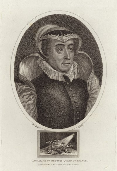 Katharina de Medici, Königin von Frankreich von English School