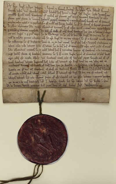 Charta von Heinrich II. von English School