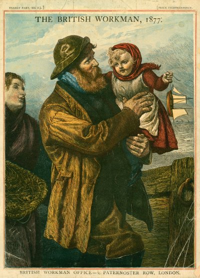 Titelblatt von The British Workman, 1877 von English School