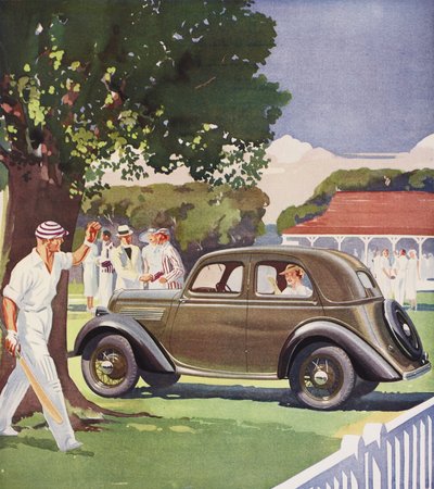 De Luxe Ford Limousine, Werbung von English School