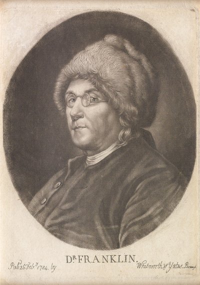Dr. Franklin, 1784 von English School
