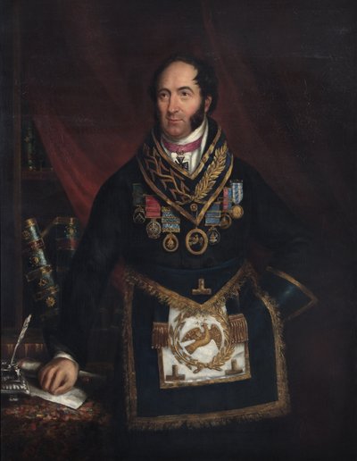 Dr. Robert Thomas Crucefix, 1837 von English School