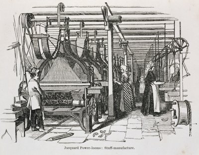 Jacquard-Webstühle von English School