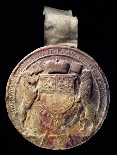 James Is Great Seal, 17. Jahrhundert von English School
