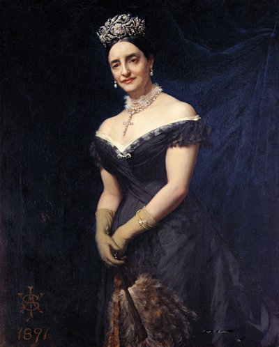Janetta, Herzogin von Rutland, 1891 von English School