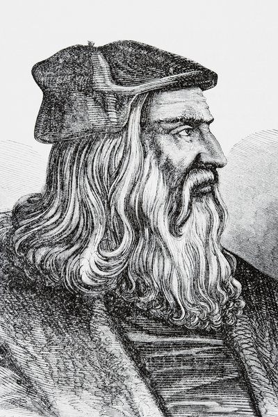 Leonardo Da Vinci von English School