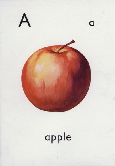 Buchstabe A, Apfel von English School