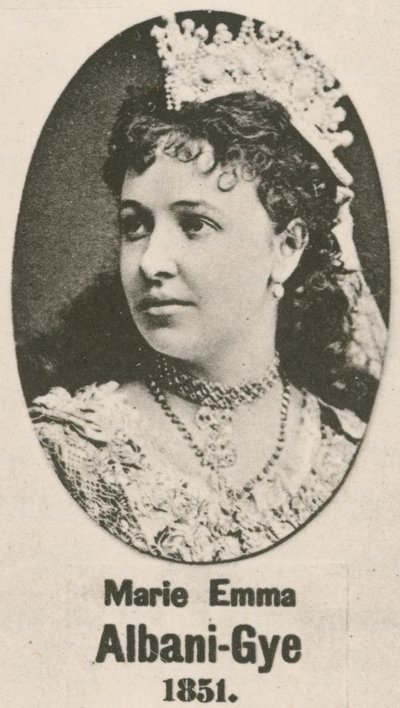 Marie Emma Albani-Gye (Gravur) von English School