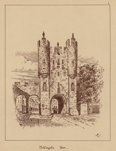 Micklegate Bar von English School