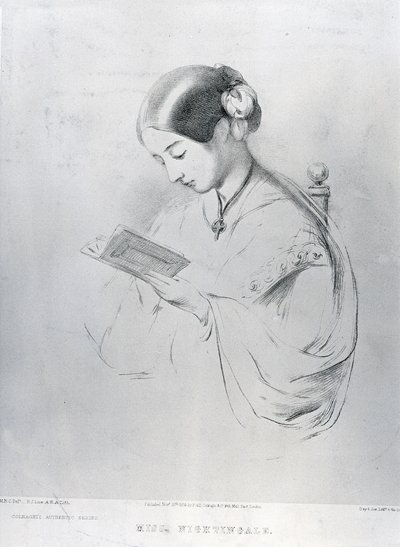 Miss Florence Nightingale (1820-1910) 1854 von English School