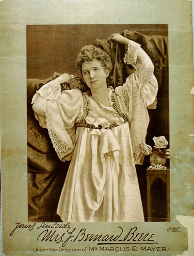 Mrs. J Bernard Beere von English School