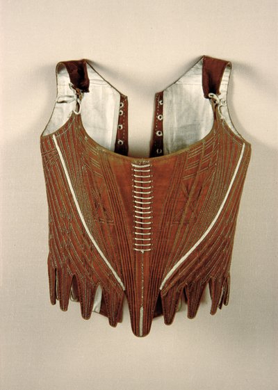 Paar Korsetts, ca. 1775 von English School