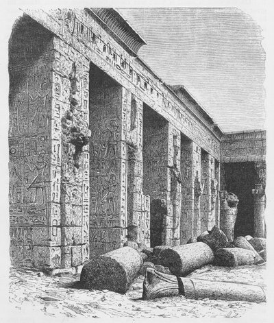 Palast von Ramses III., Medinet-Abou von English School