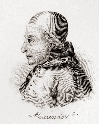 Papst Alexander VI. von English School